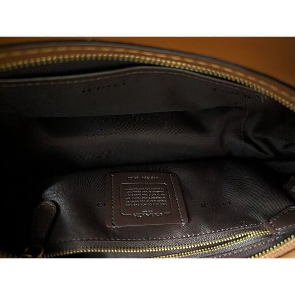 Coach Dreamer Brown Leather Satchel purse in excellent condition. - Picture 6 of 13
